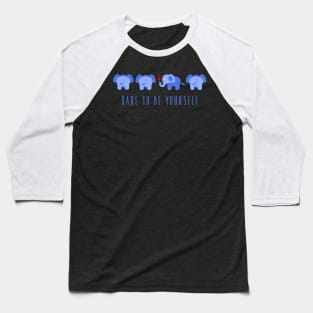 Dare to Be Yourself Autism Baseball T-Shirt